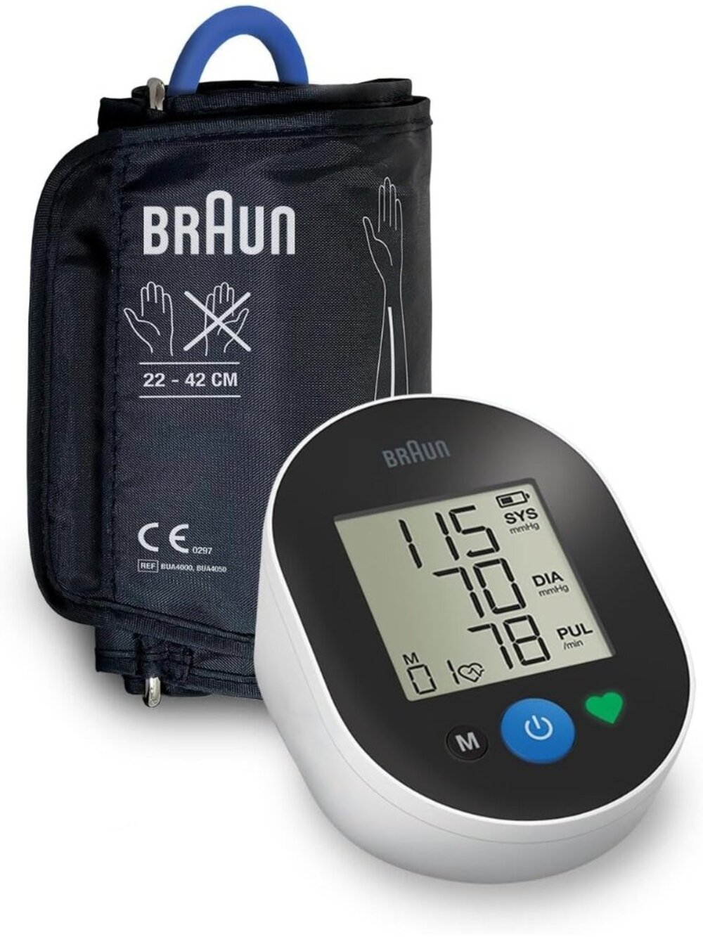 Braun ExactFit 2 Upper Arm Blood Pressure Monitor – Clinically Accurate BUA4075B